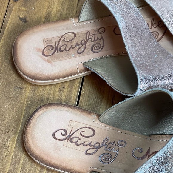 Naughty monkey size 7.5 spirited sandals metallic rose gold - Picture 10 of 10